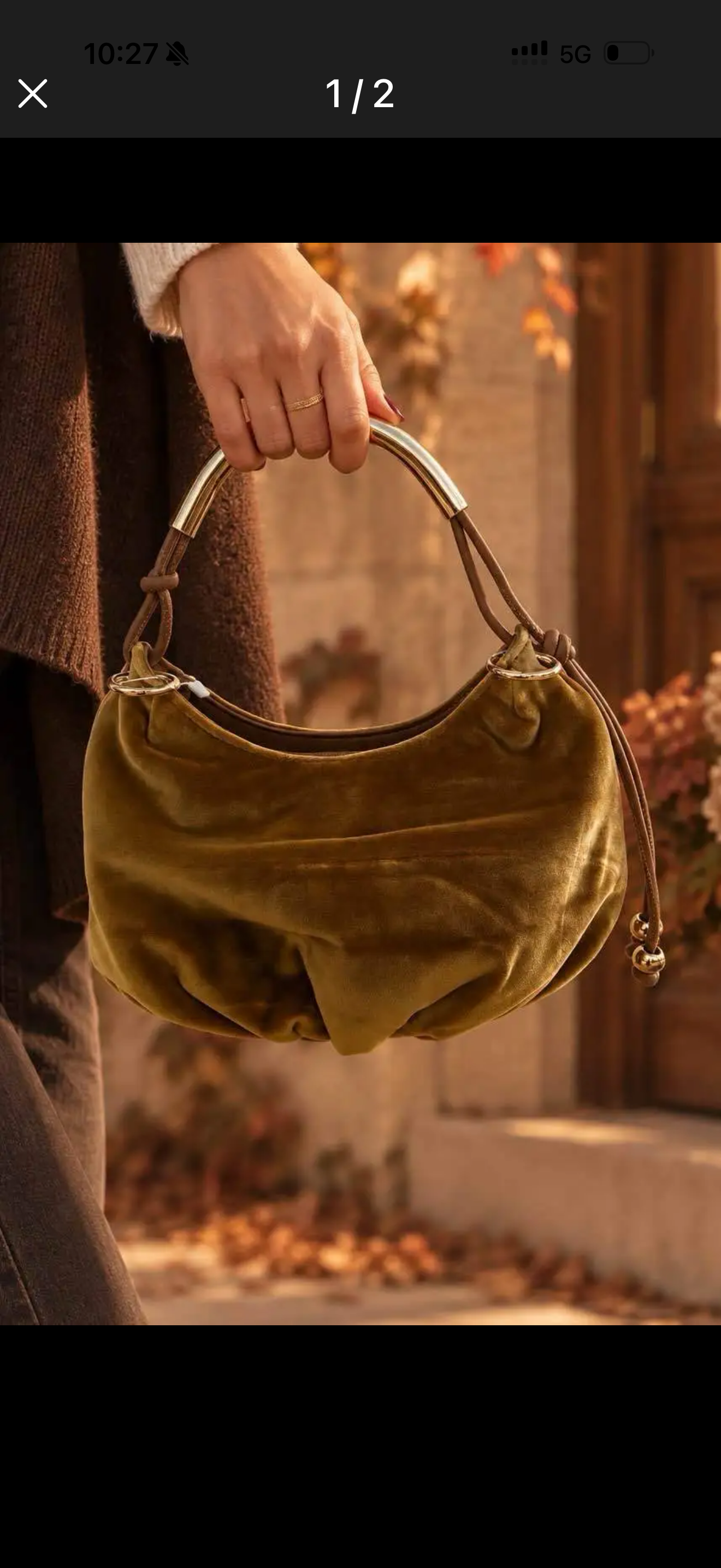 Bolso velvet