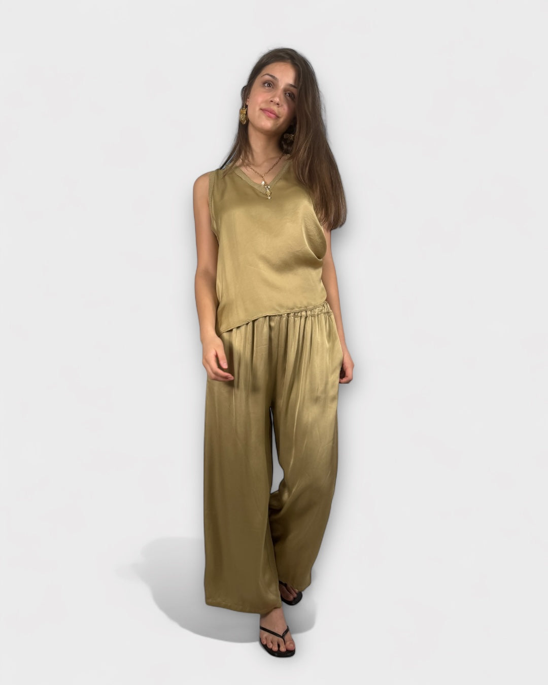 Pantalón liso Suzanne