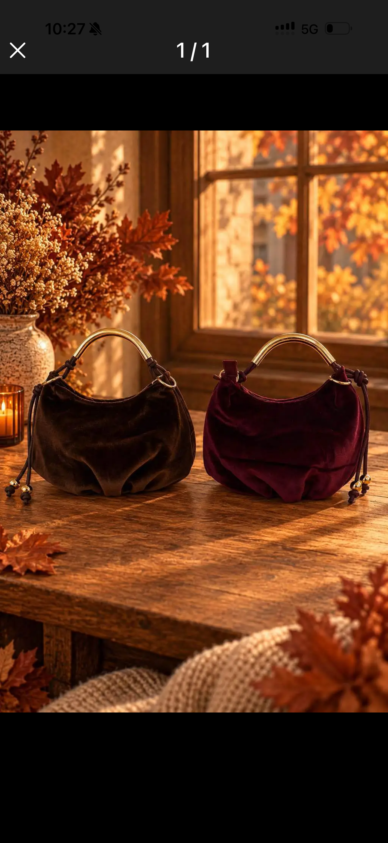 Bolso velvet