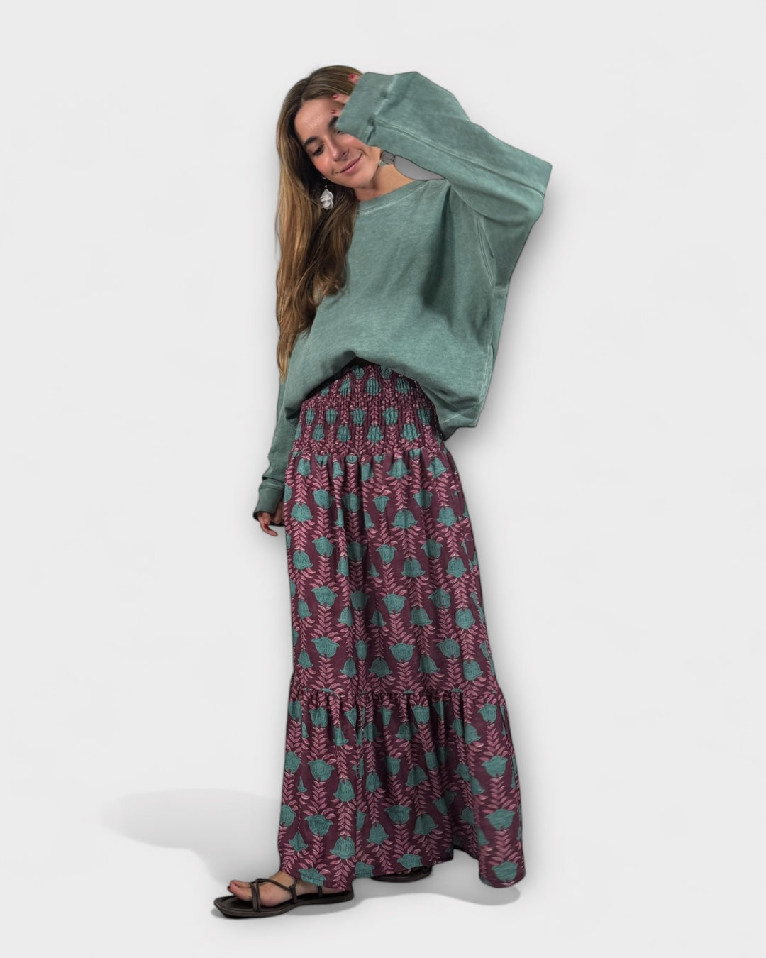 Sudadera Vintage verde