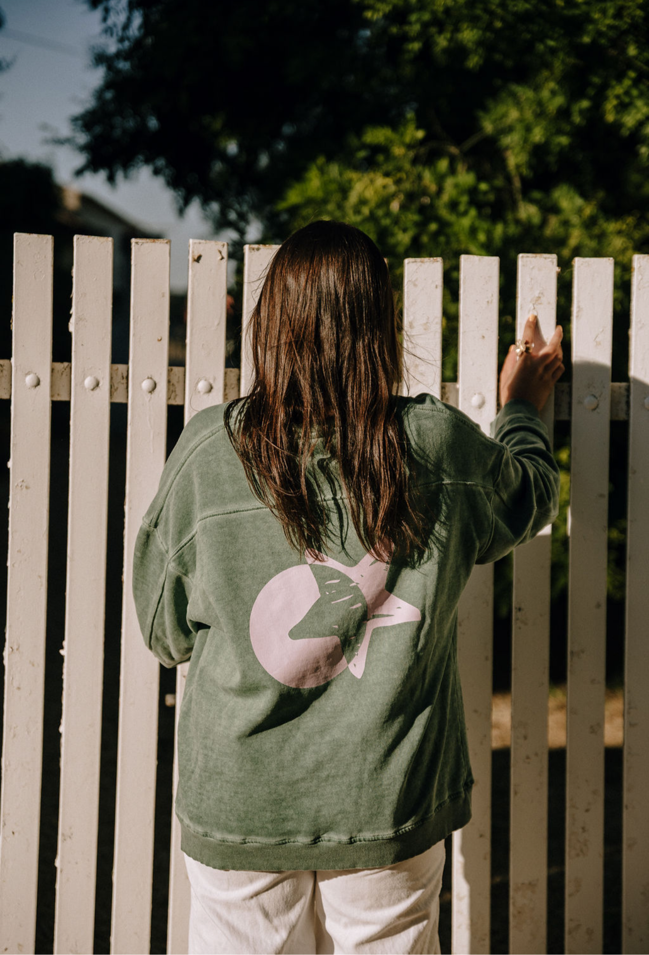 Sudadera Vintage verde