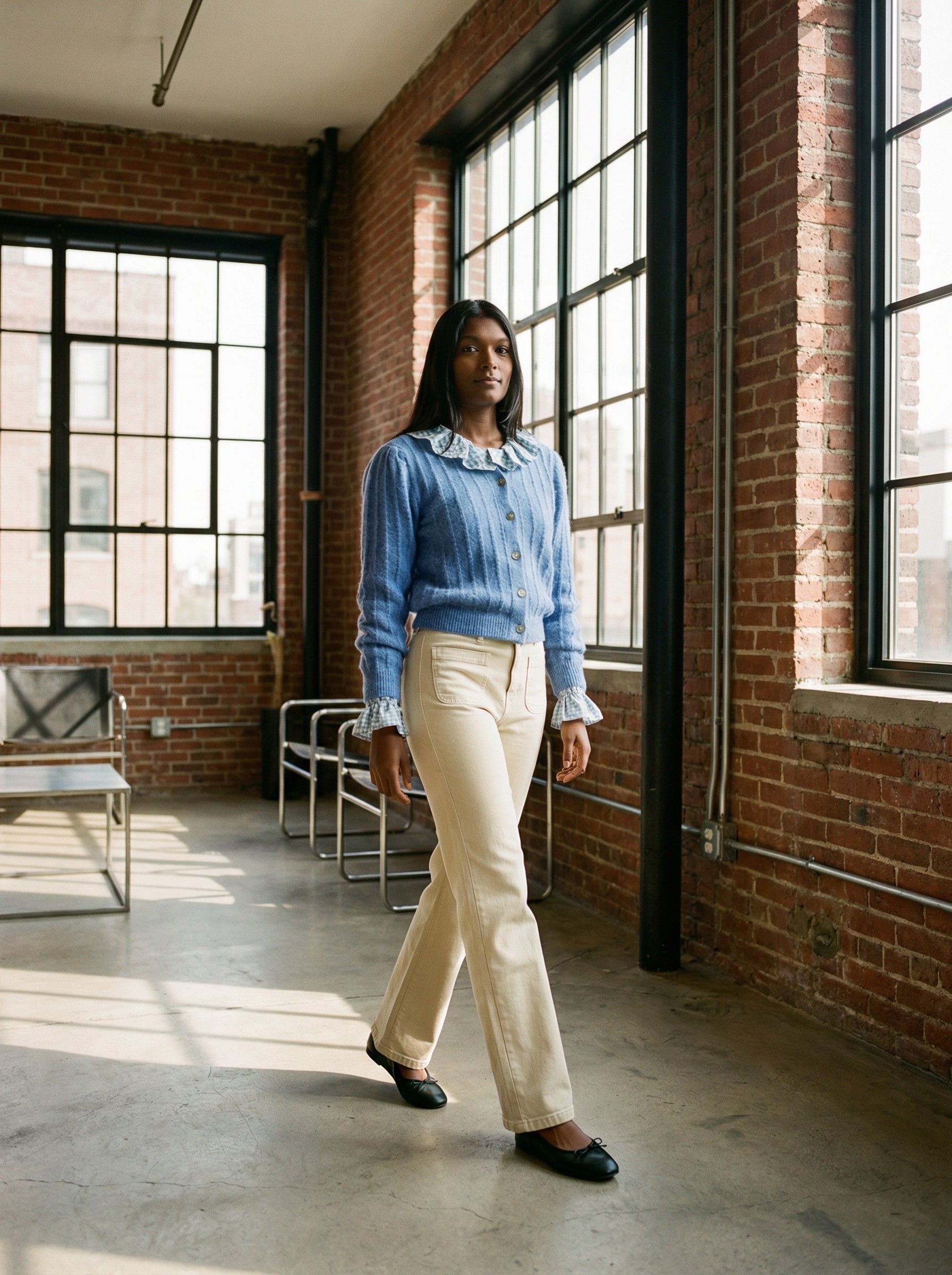 Chaqueta abullonada cécile