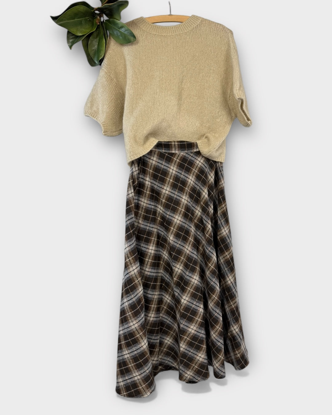 Falda escocesa a capa