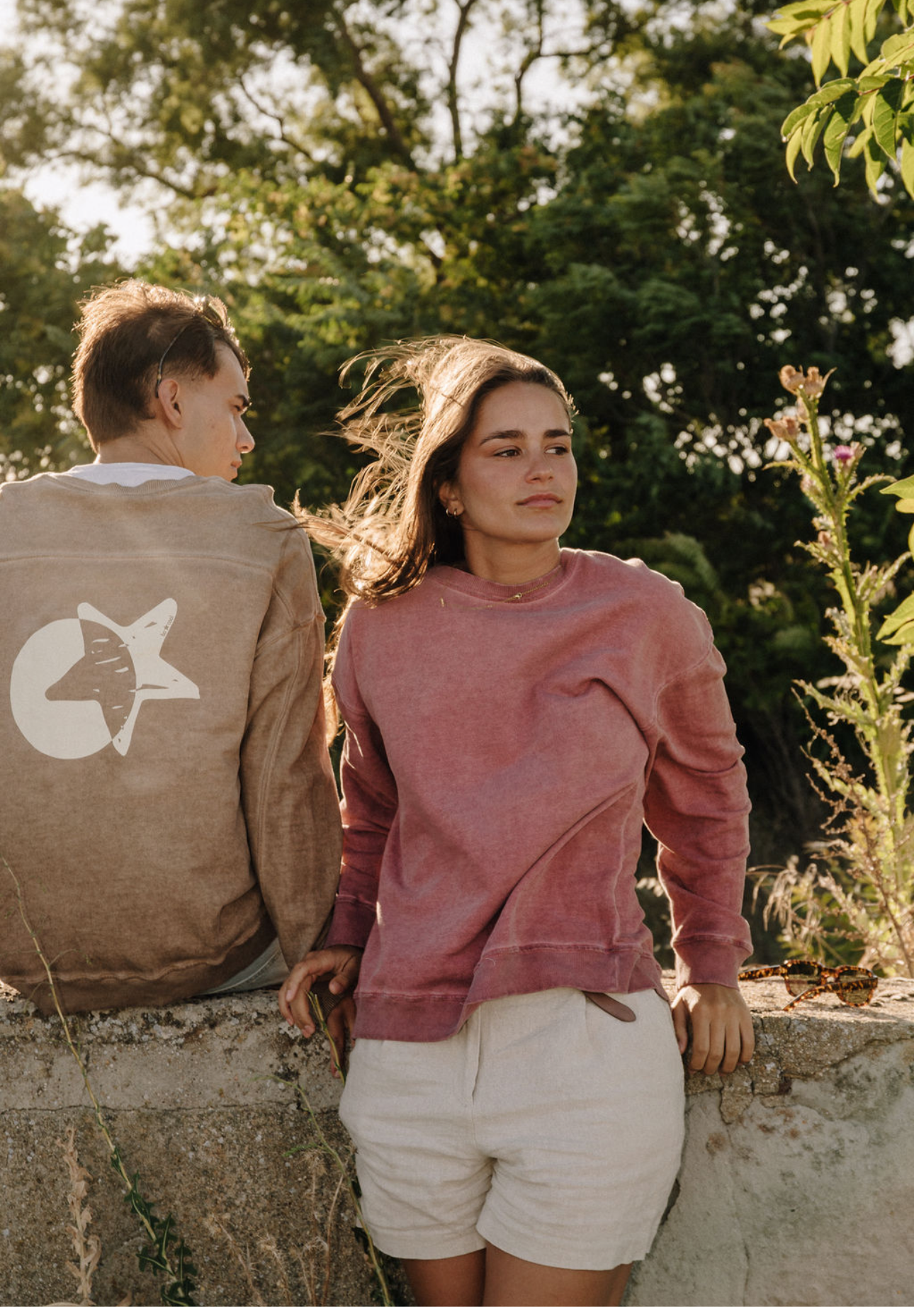 Sudadera Vintage Camel