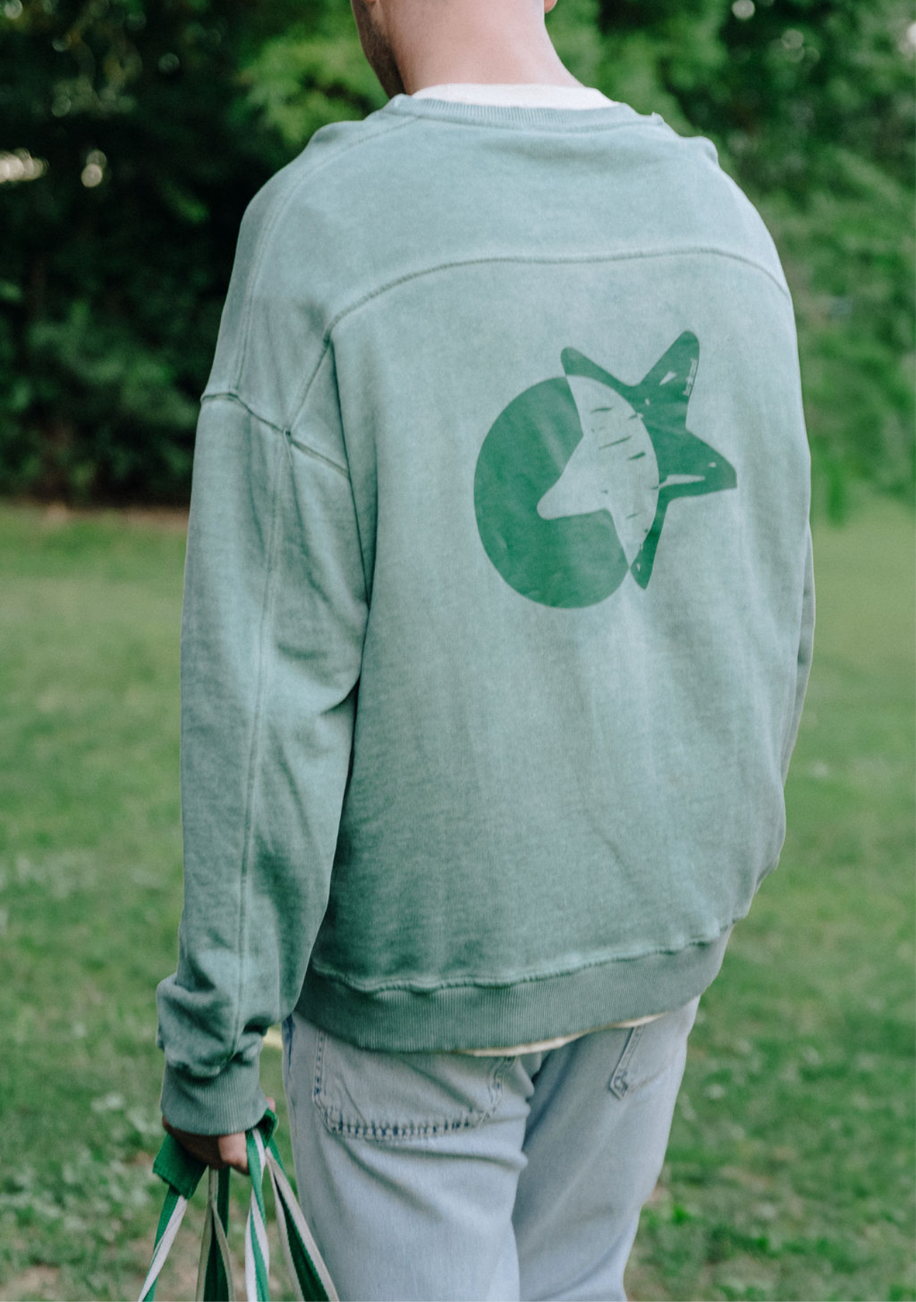 Sudadera Vintage verde