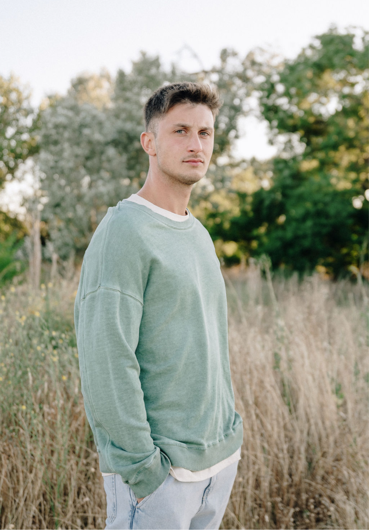 Sudadera Vintage verde