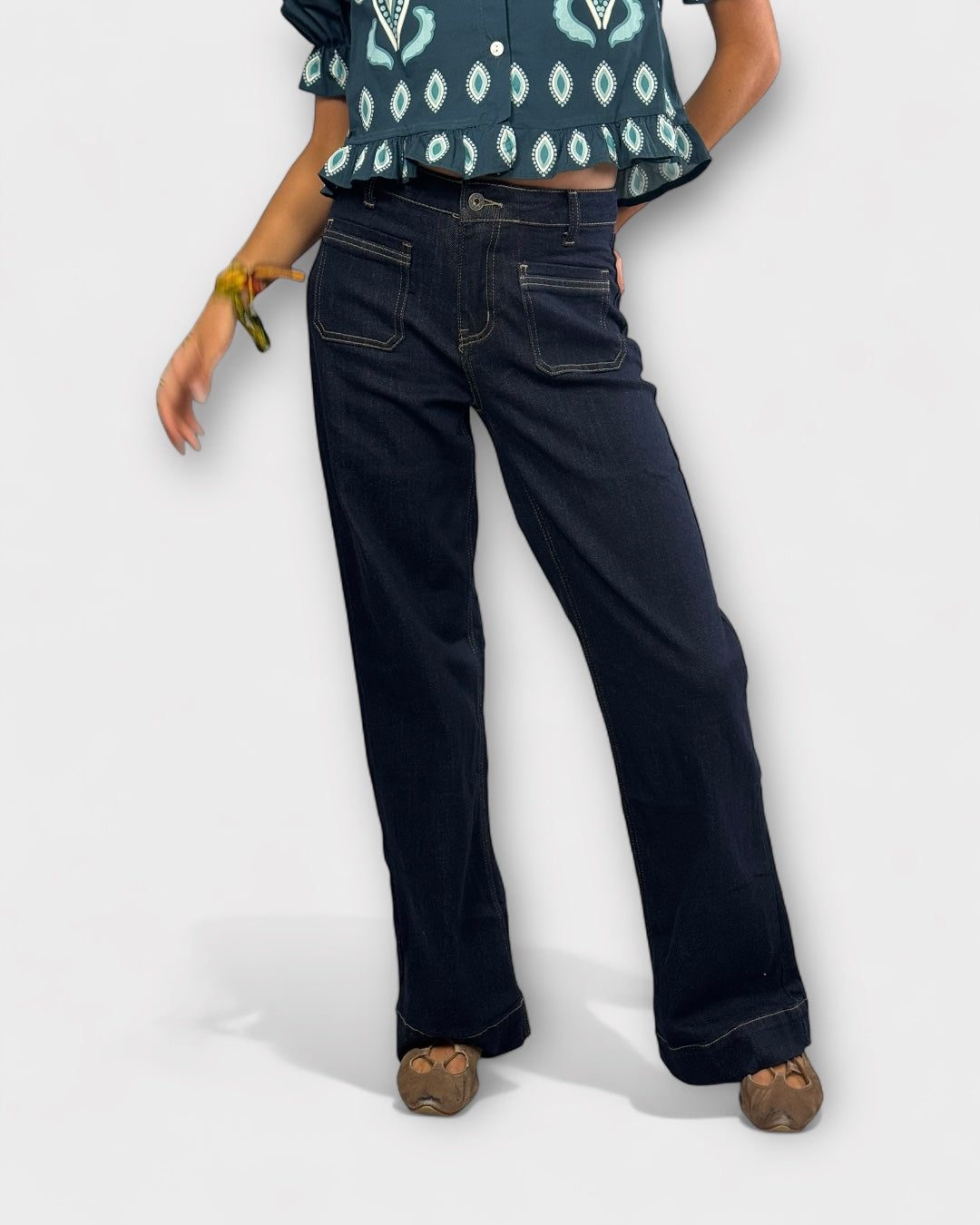 Pantalón vaquero bolsillos 70