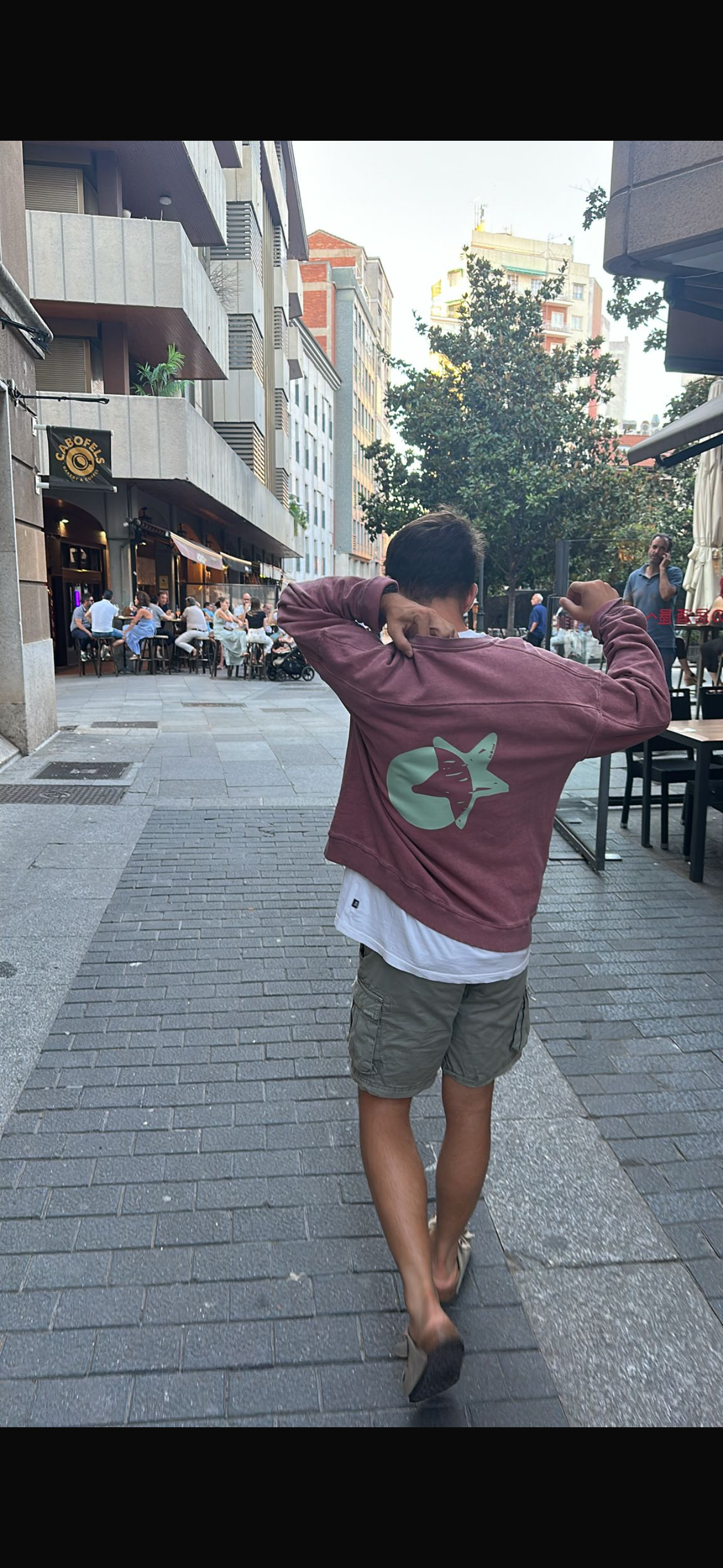 Sudadera Vintage rosa