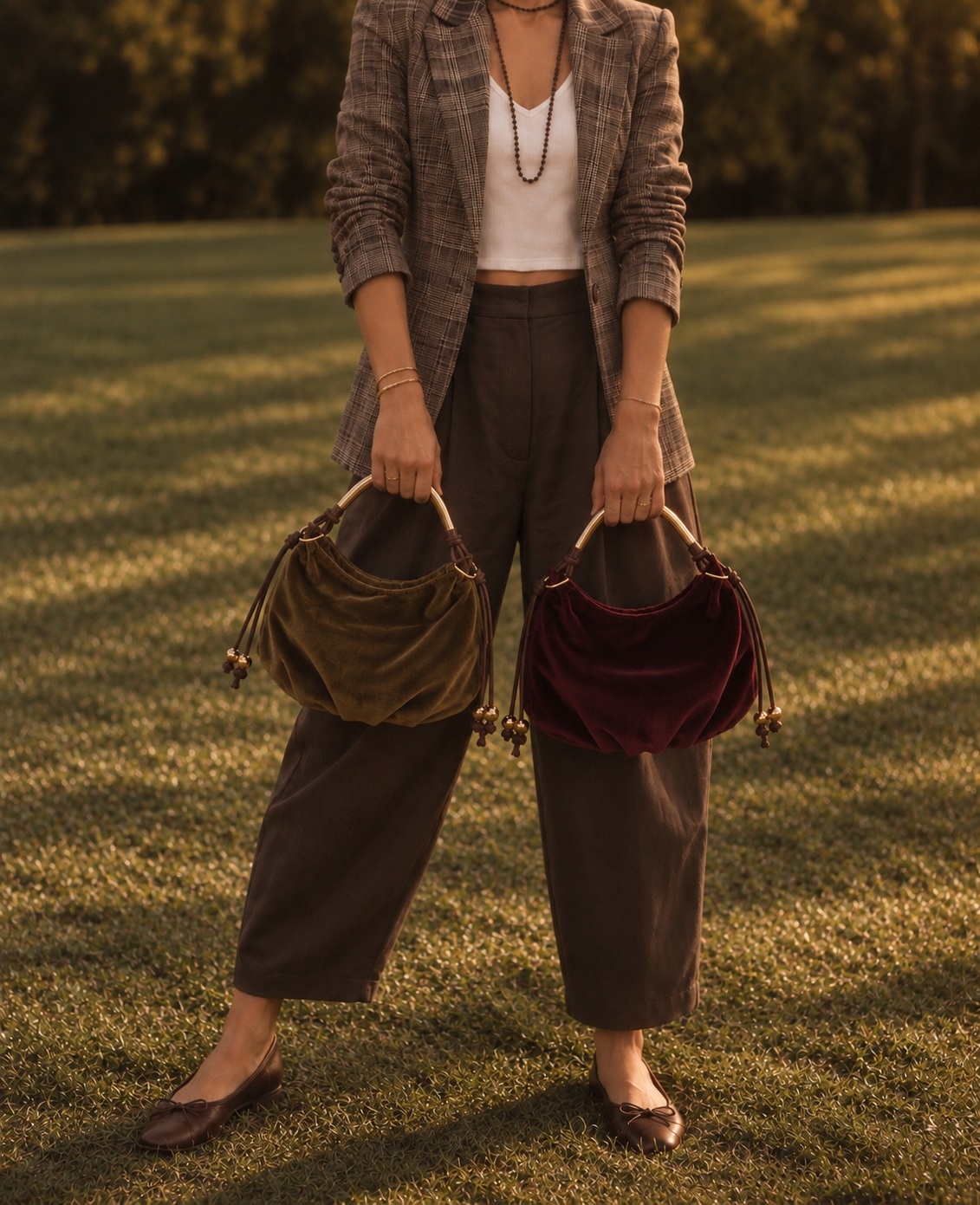 Bolso velvet