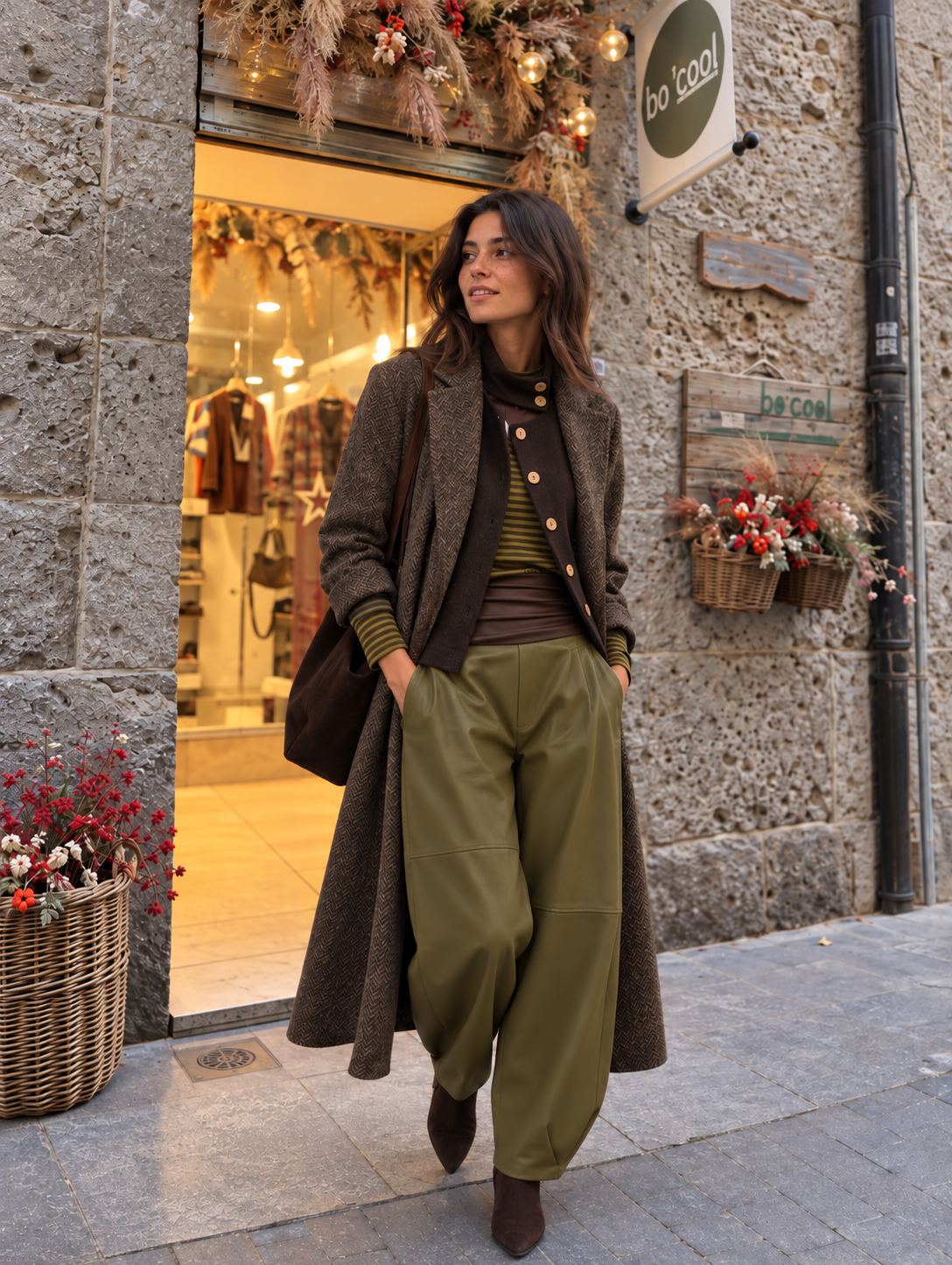 Pantalón piel vegana Anne