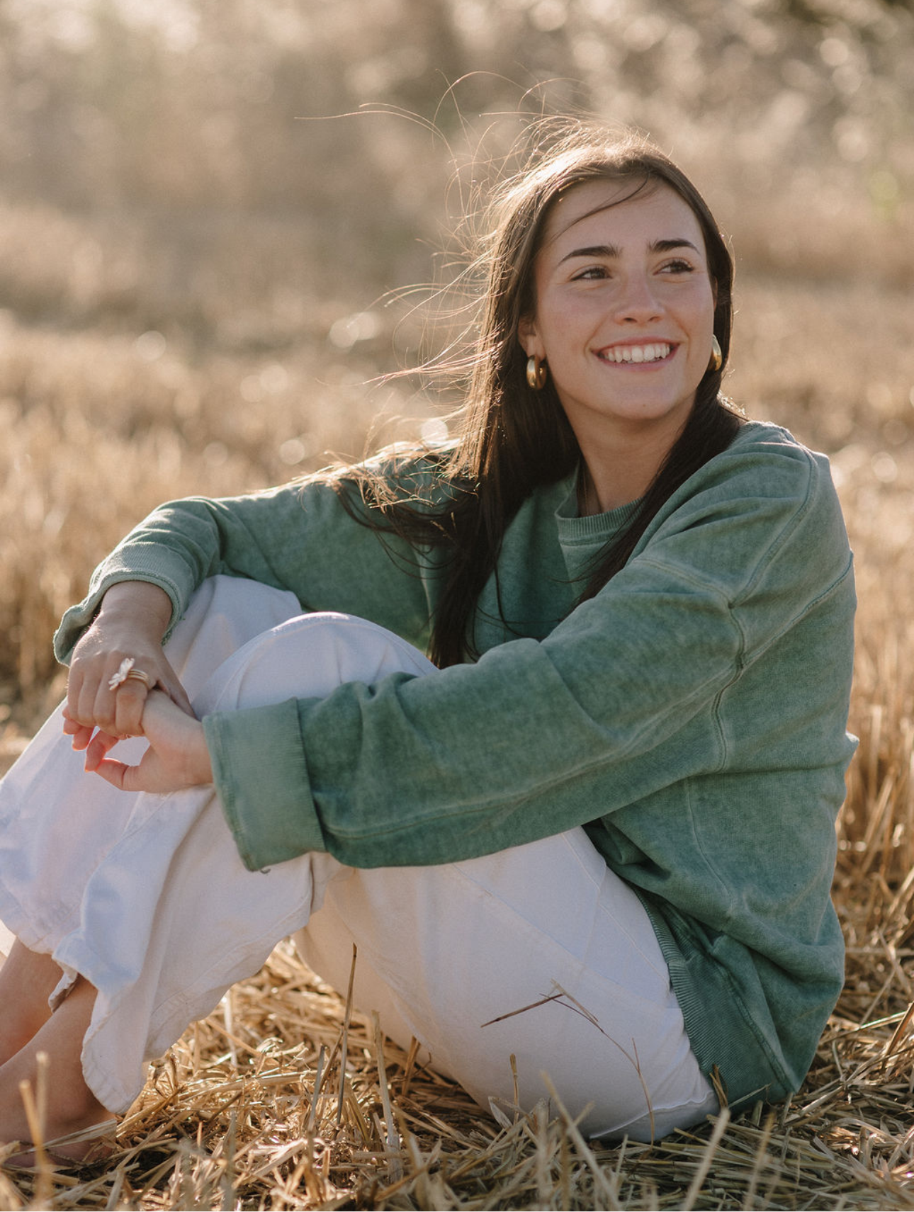 Sudadera Vintage verde