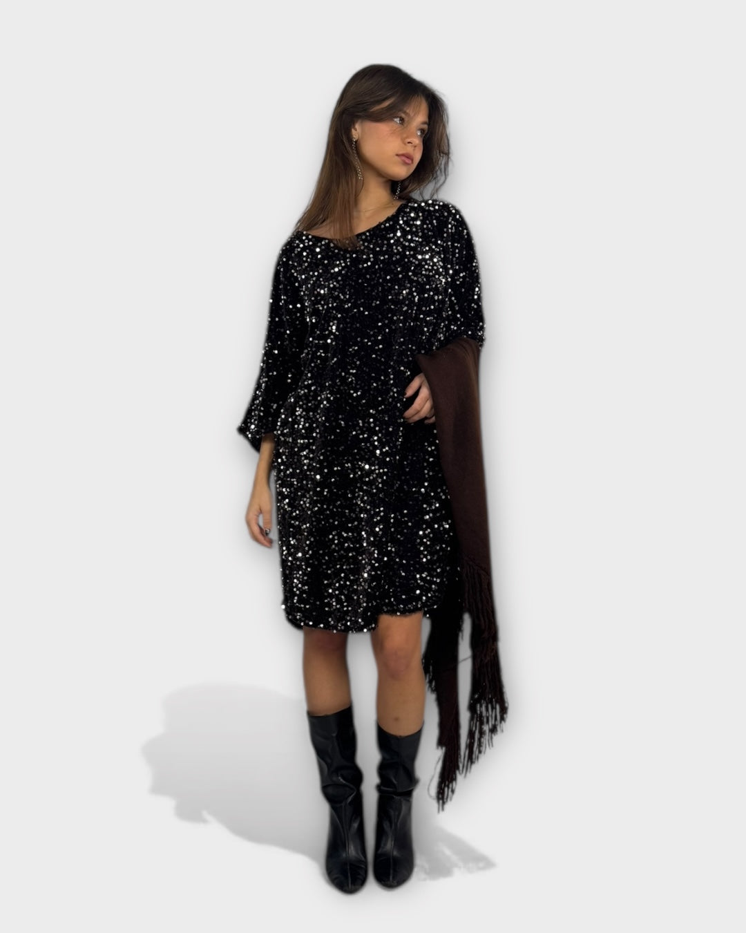 Pico punto liso flecos