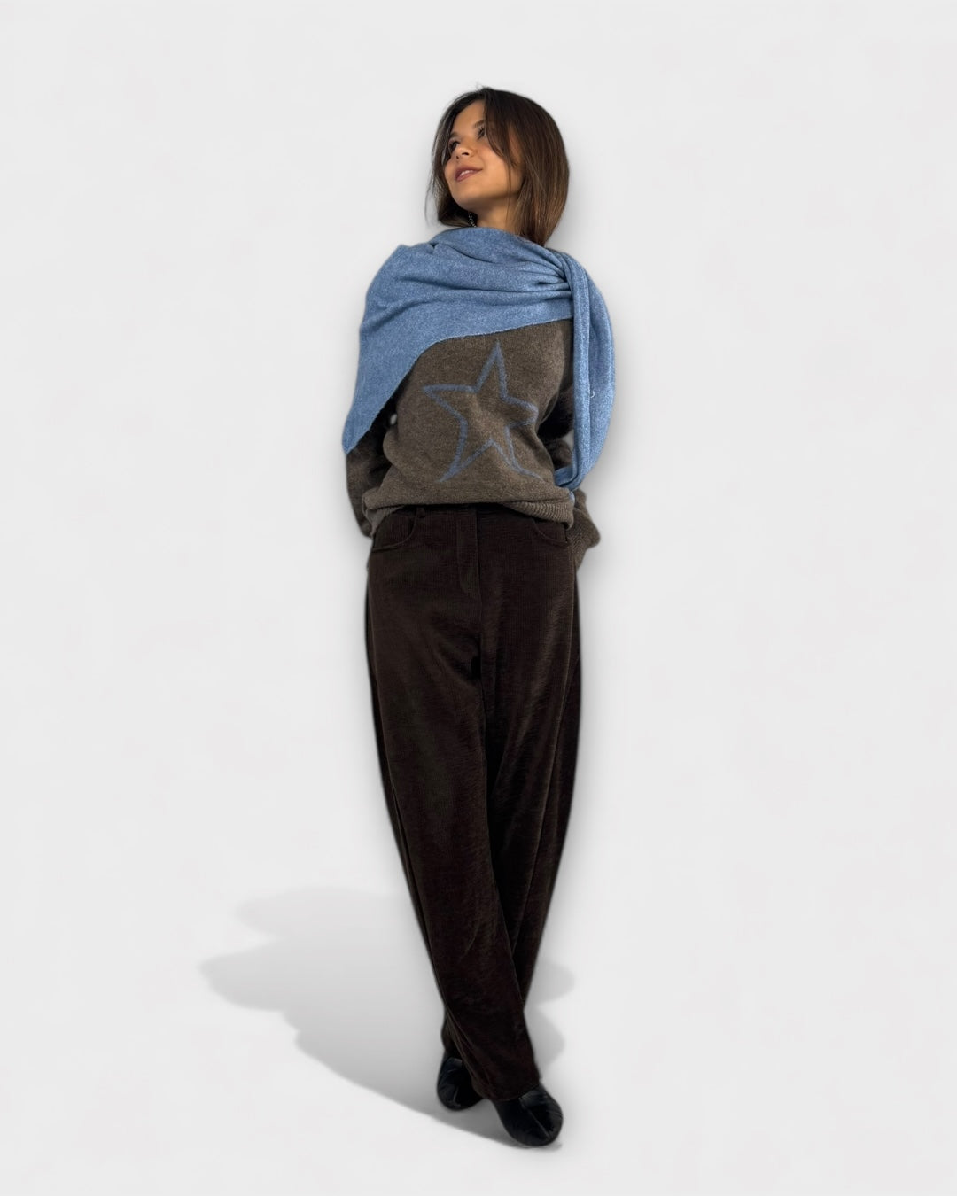 Pantalón pana slouchy