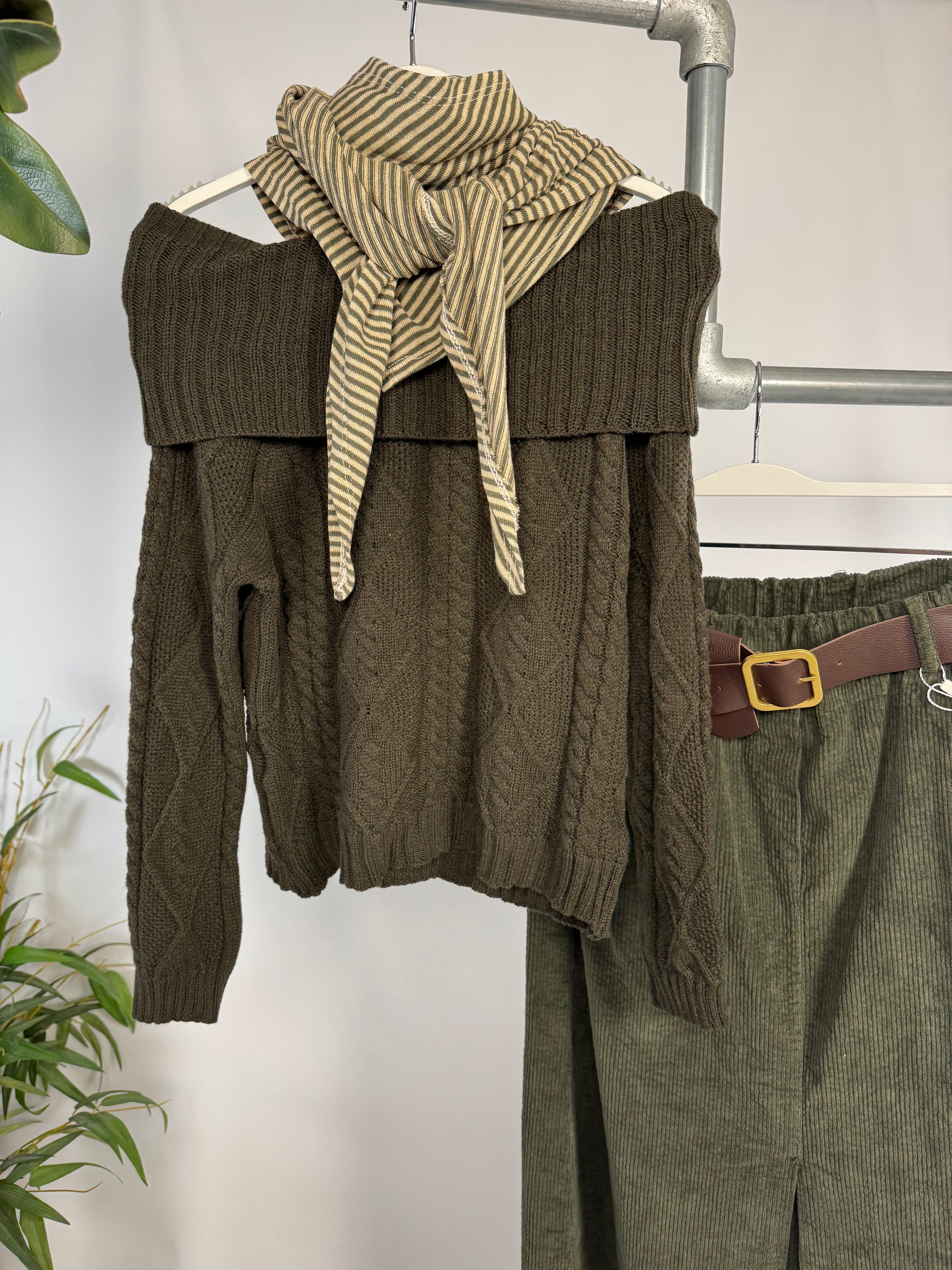 Jersey shoulder off irlandés