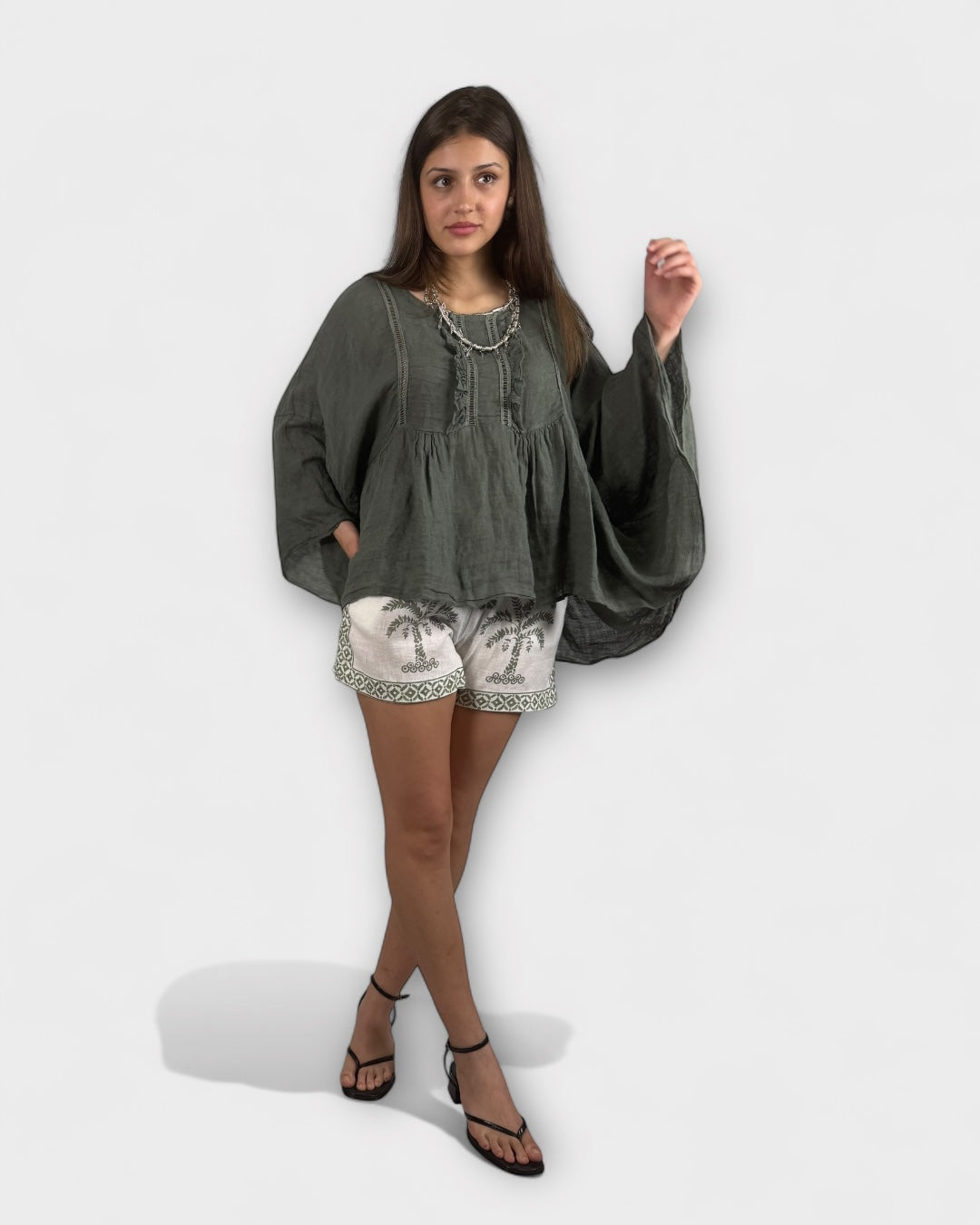 Blusa capa lino