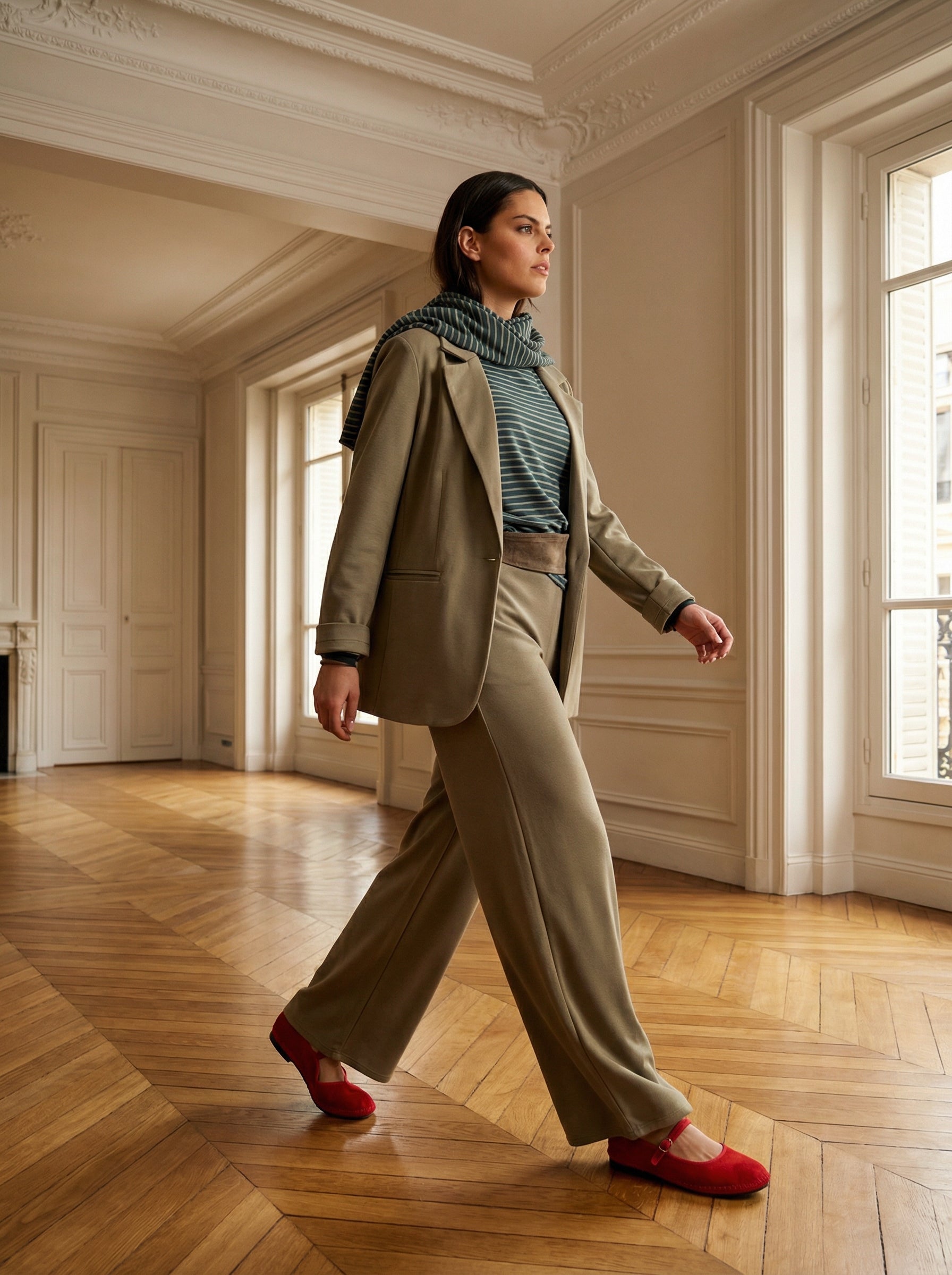 Sudadera fina stripes