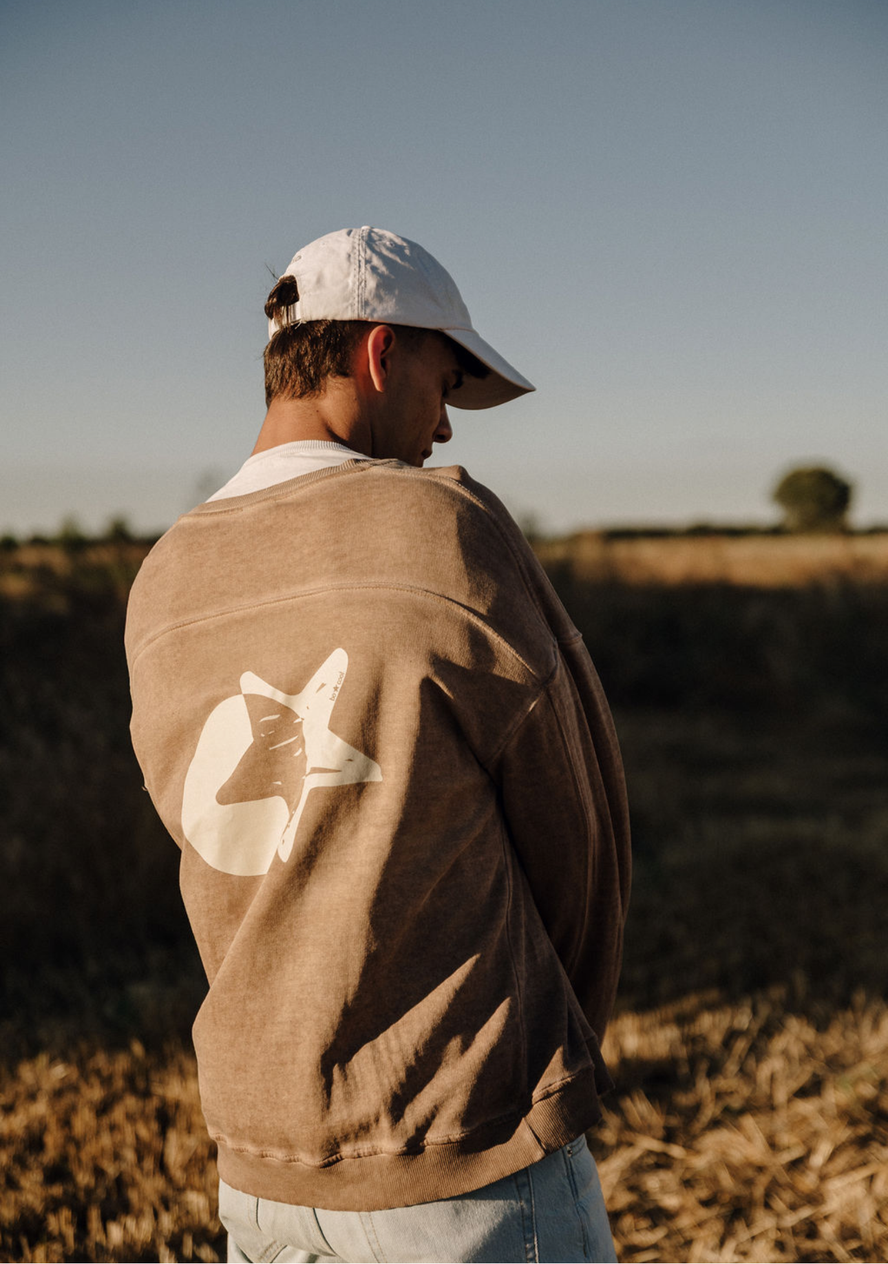 Sudadera Vintage Camel