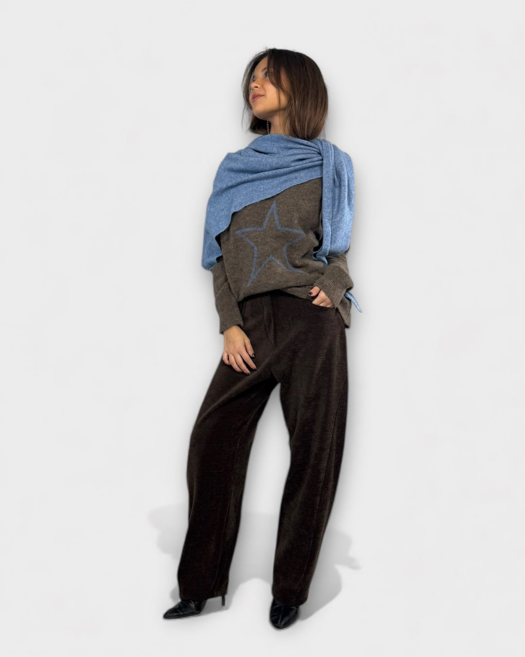 Pantalón pana slouchy