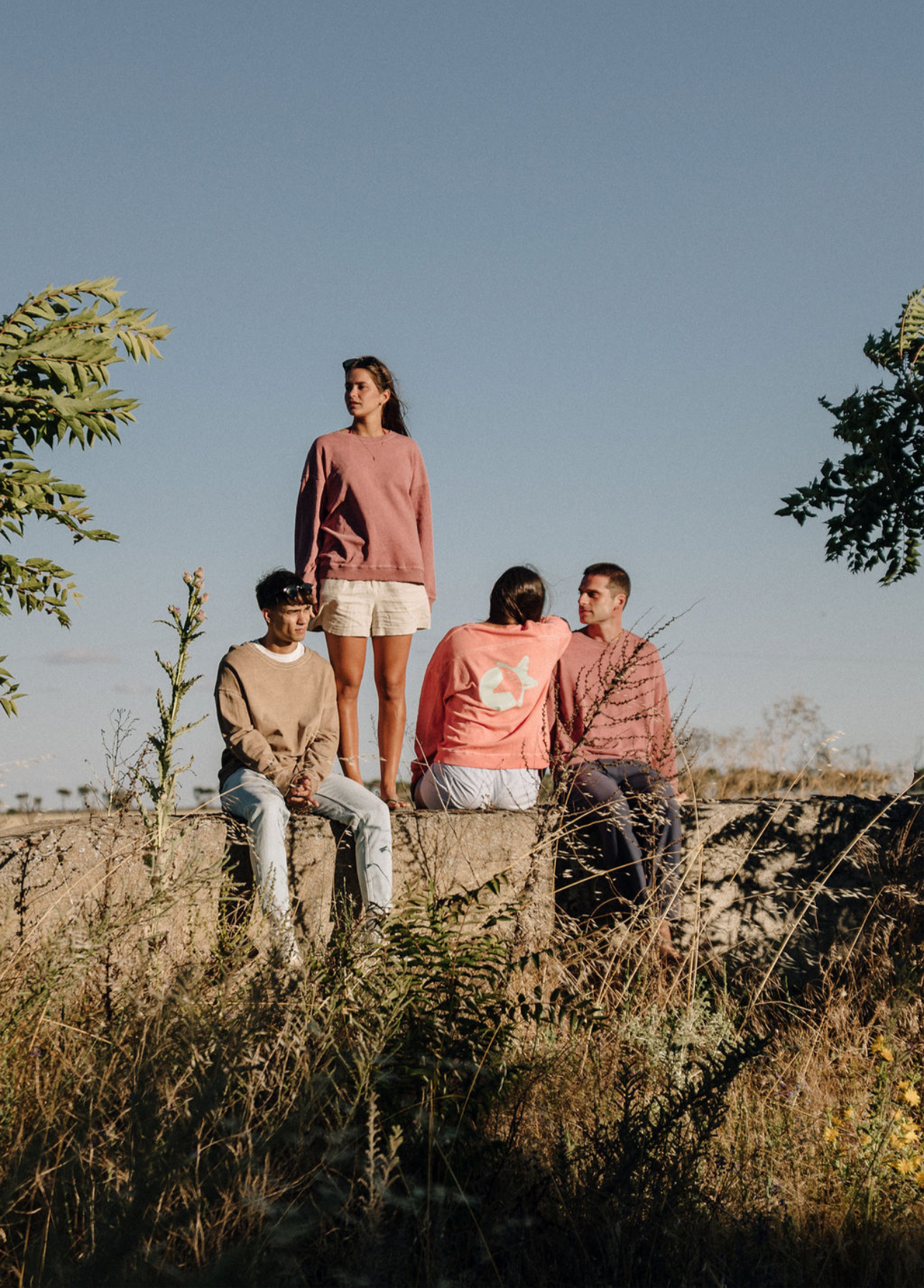 Sudadera Vintage Camel