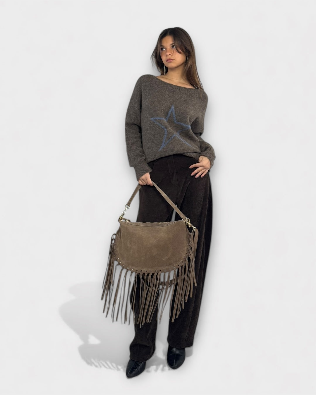 Pantalón pana slouchy