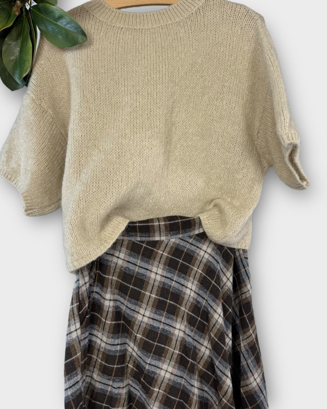 Falda escocesa a capa