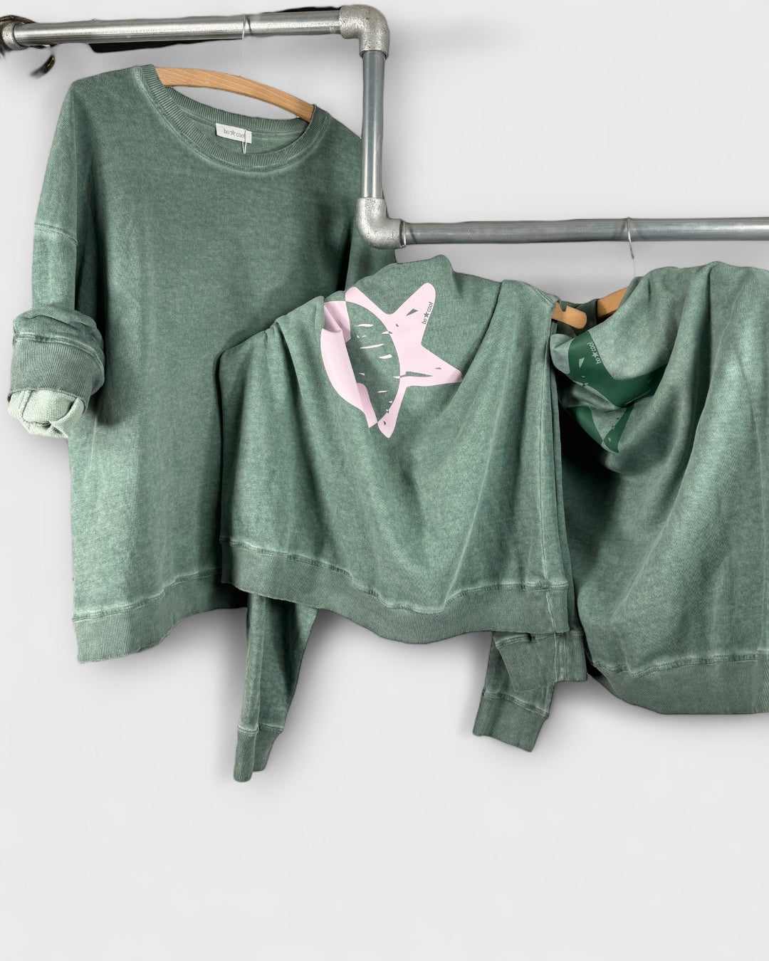 Sudadera Vintage verde