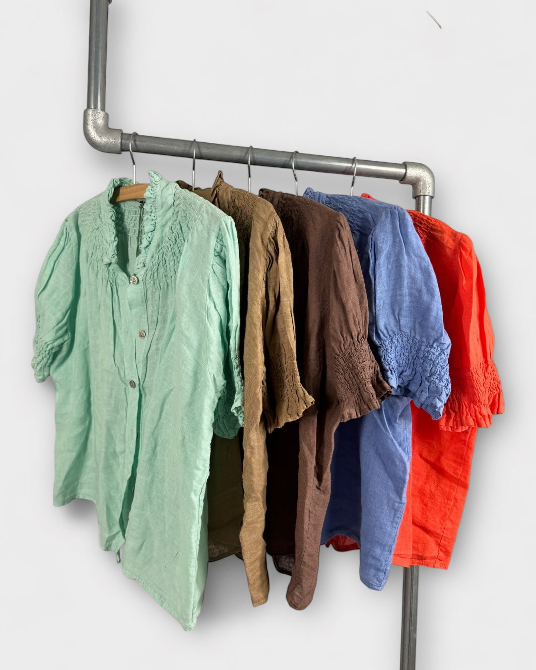 Blusa lino cuello Cervantes