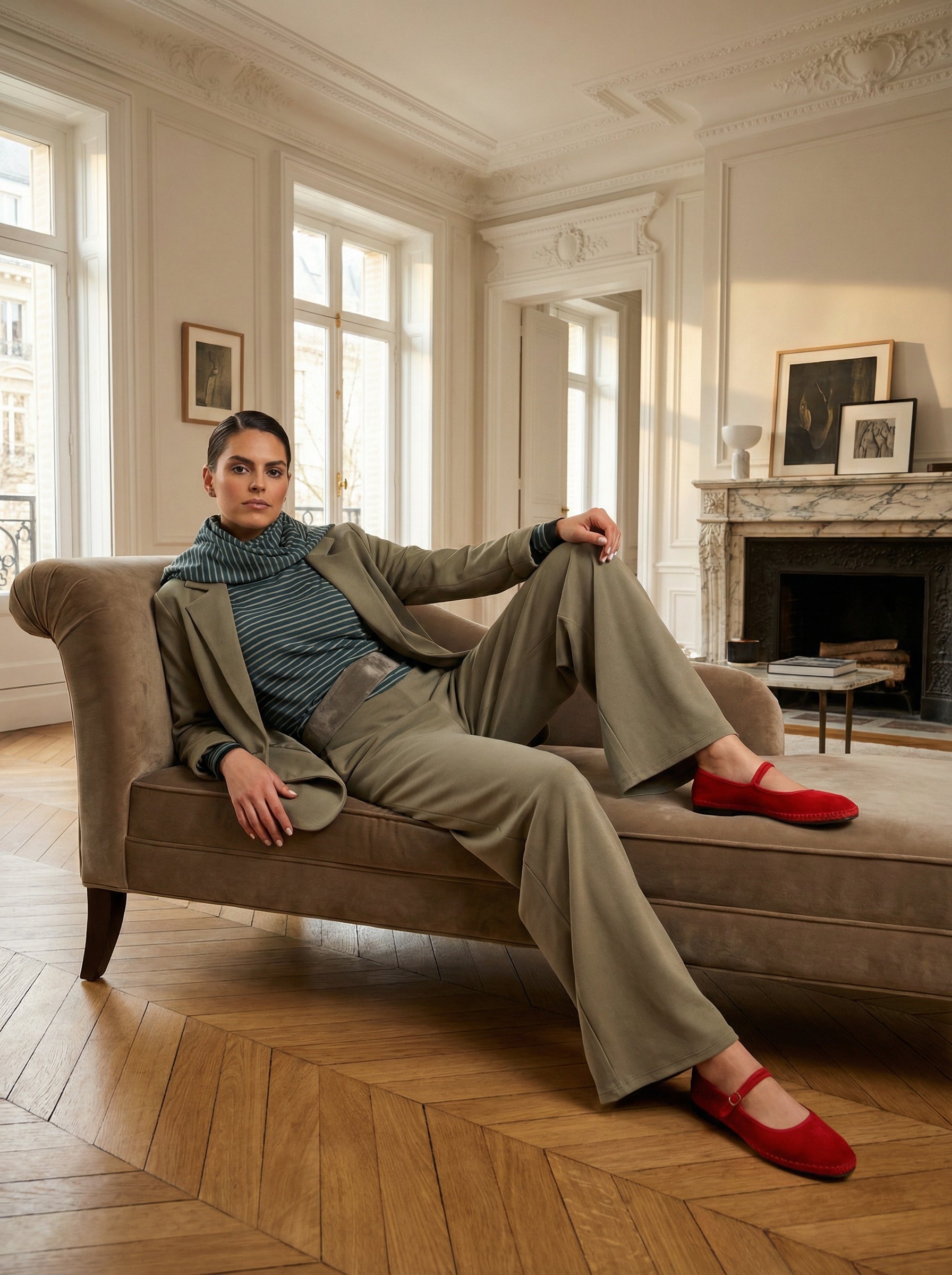 Sudadera fina stripes