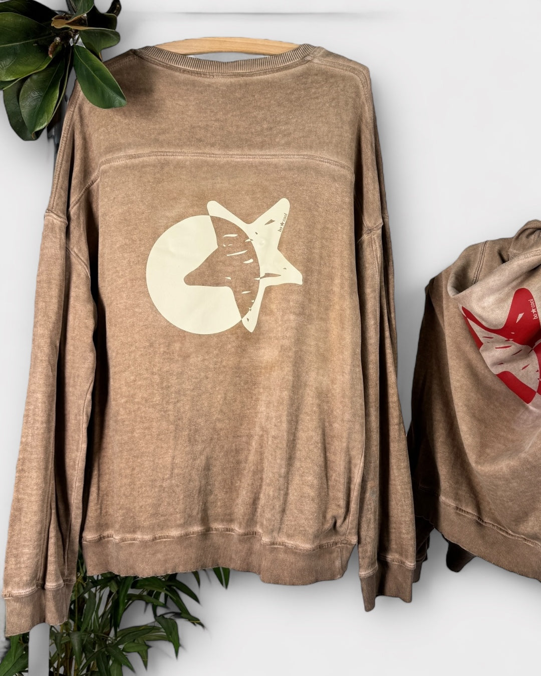 Sudadera Vintage Camel