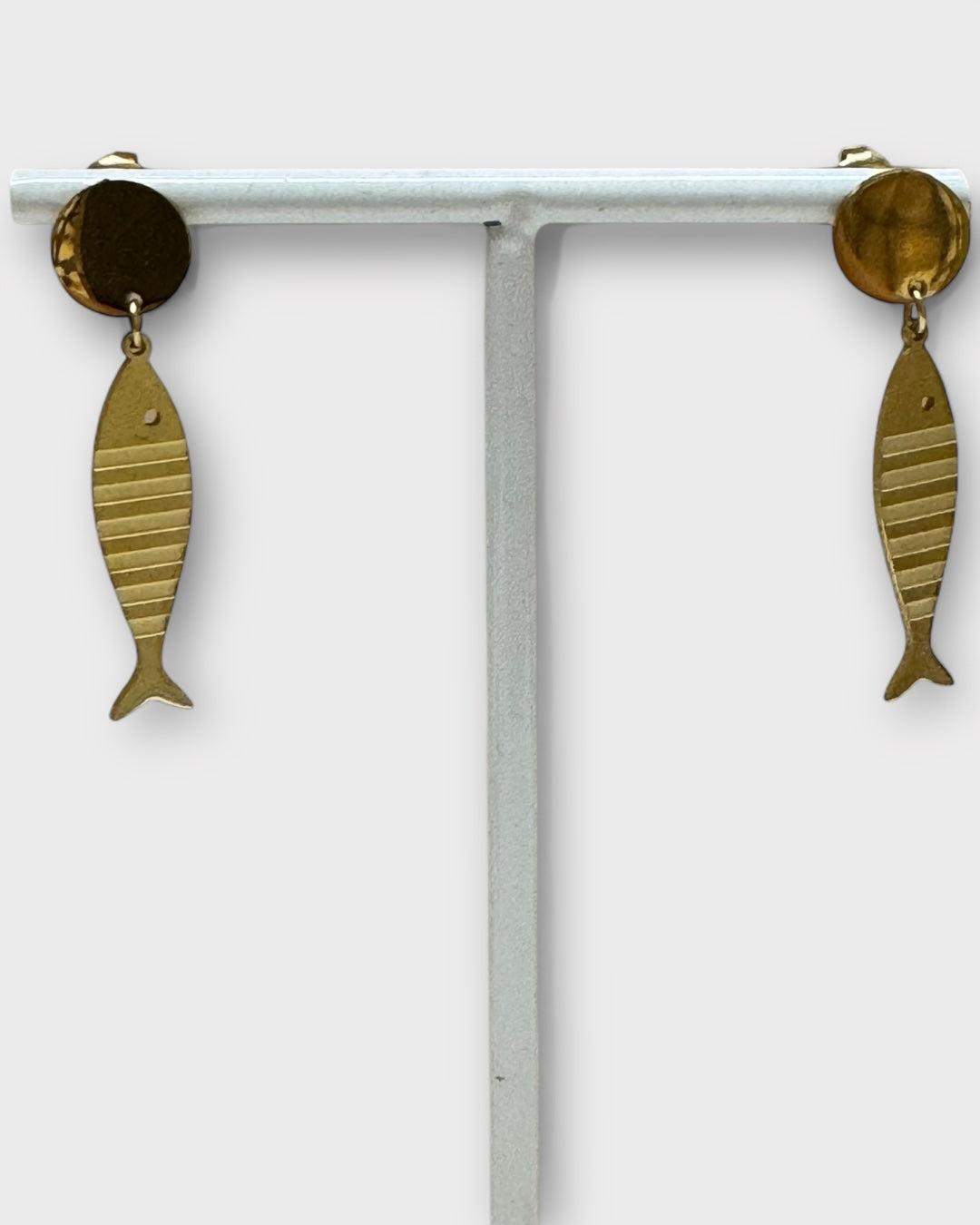 Pendientes peces dorados